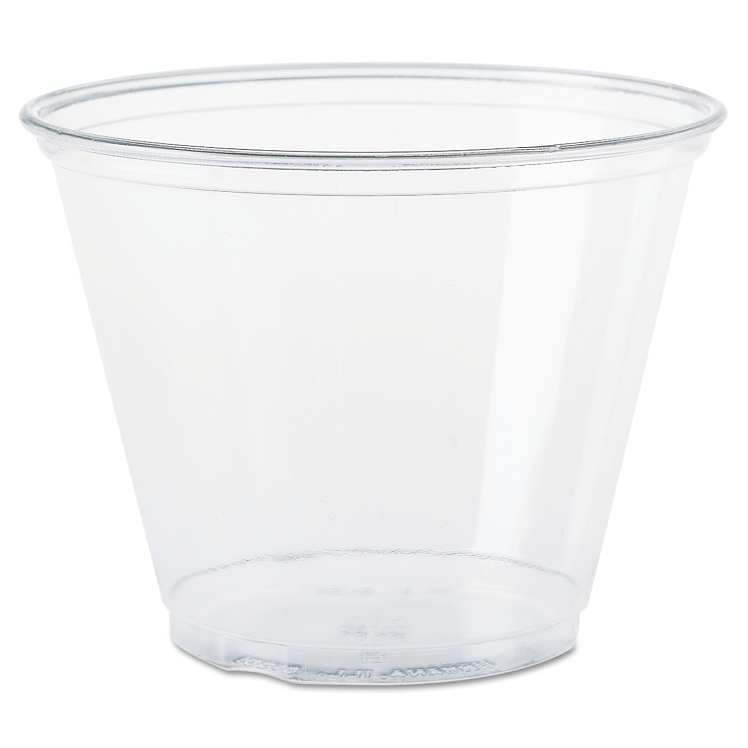 DART COLD CUP CLEAR PLASTIC 9 OZ USE 662 LIDS