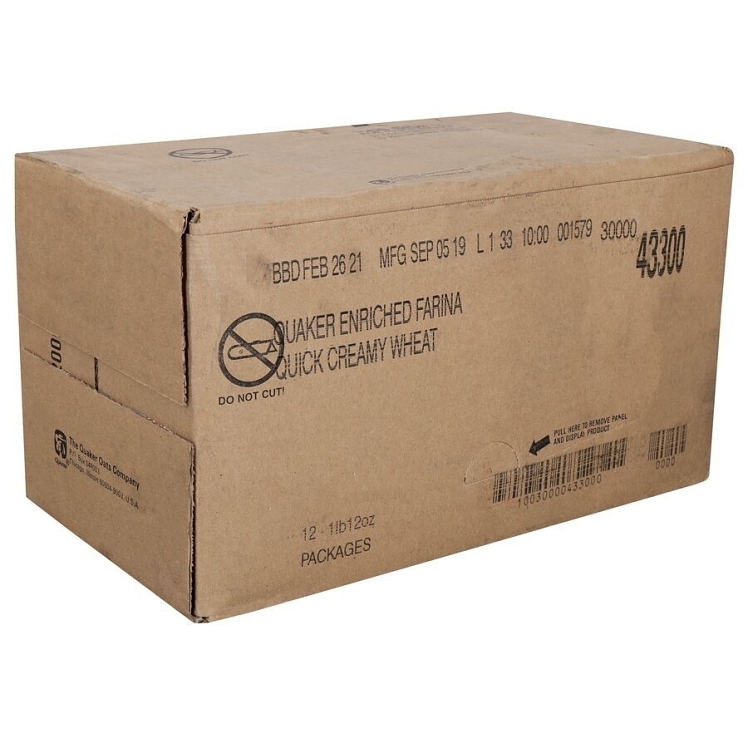 QUAKER QUICK CREAMY ENRICHED WHEAT FARINA