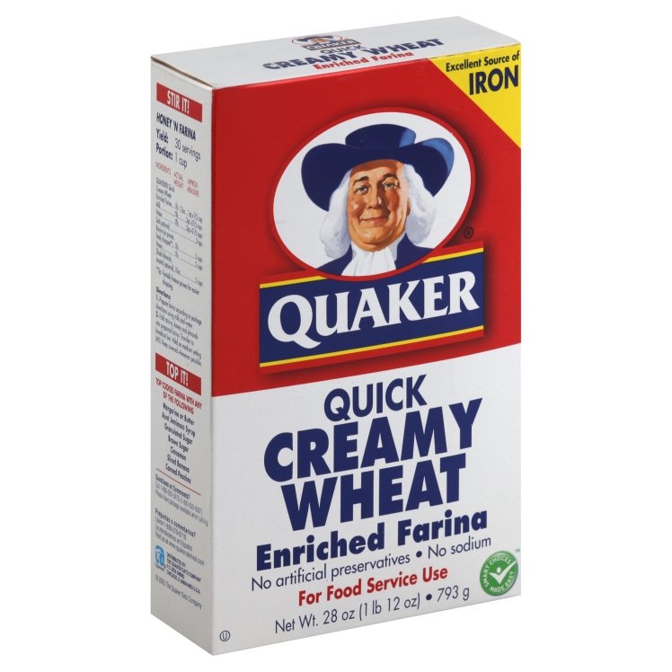 QUAKER QUICK CREAMY ENRICHED WHEAT FARINA