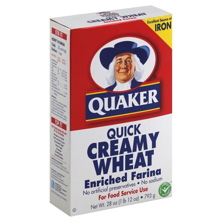 QUAKER QUICK CREAMY ENRICHED WHEAT FARINA