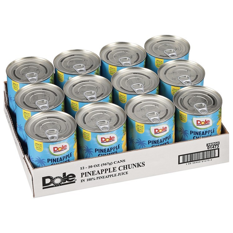 DOLE PACKAGED DOLE PINEAPPLE CHUNKS