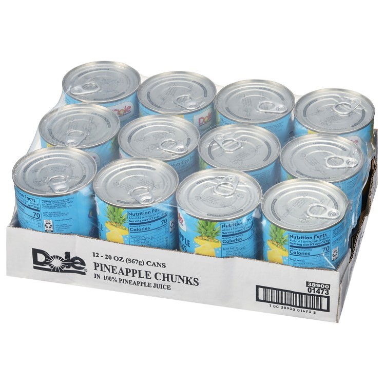 DOLE PACKAGED DOLE PINEAPPLE CHUNKS