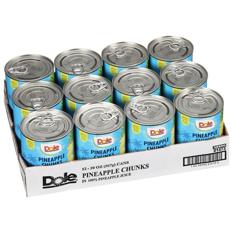 DOLE PACKAGED DOLE PINEAPPLE CHUNKS