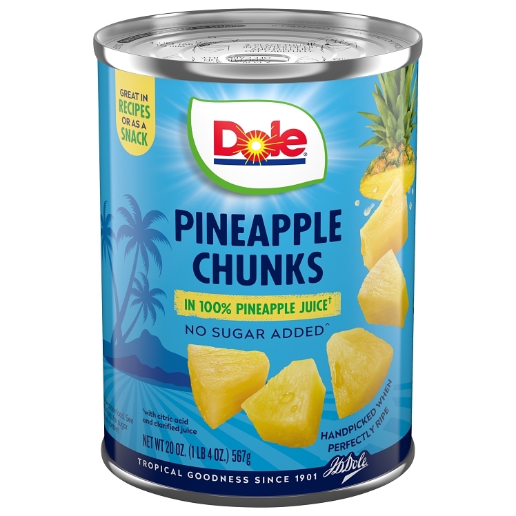DOLE PACKAGED DOLE PINEAPPLE CHUNKS