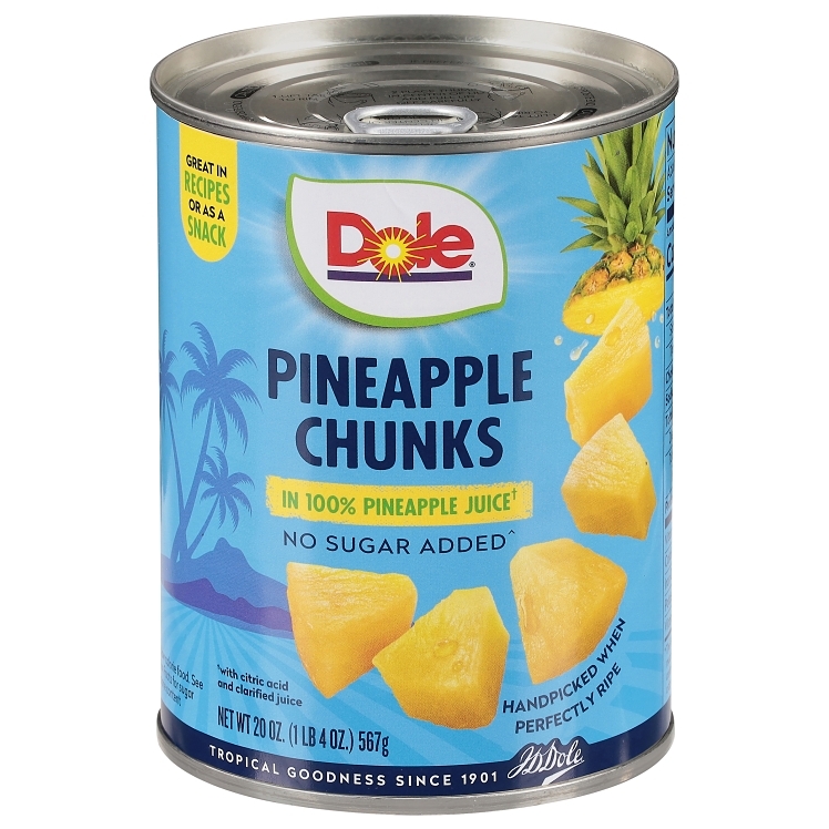 DOLE PACKAGED DOLE PINEAPPLE CHUNKS