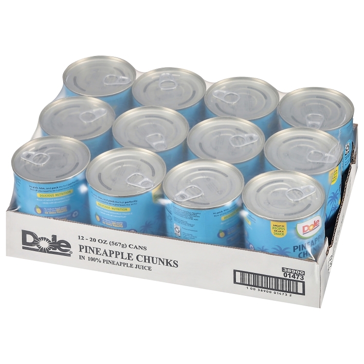 DOLE PACKAGED DOLE PINEAPPLE CHUNKS