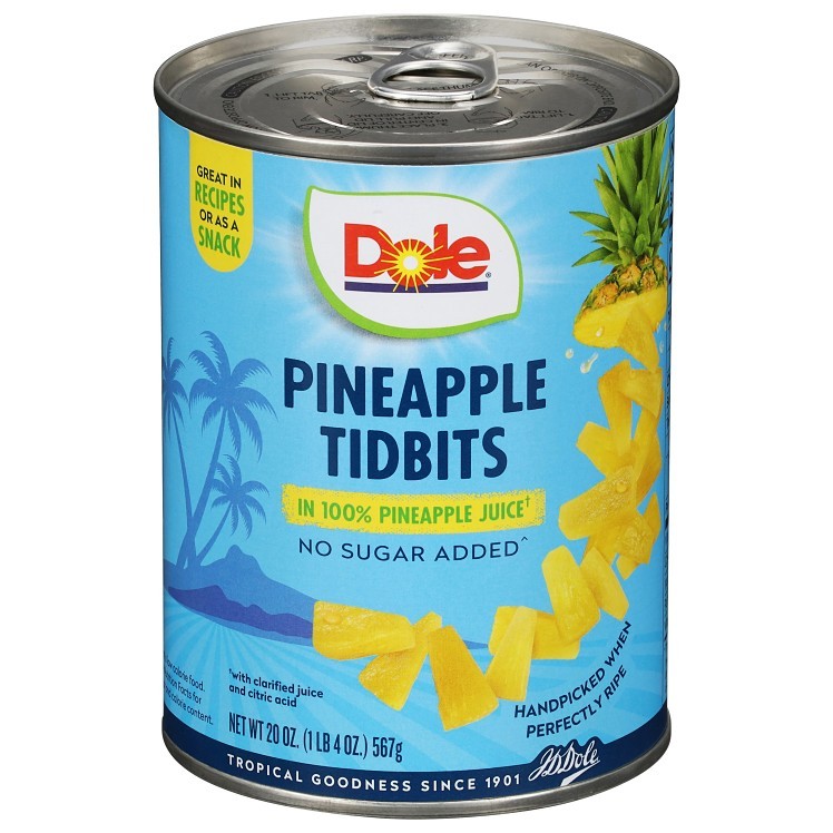 DOLE PINEAPPLE TIDBITS