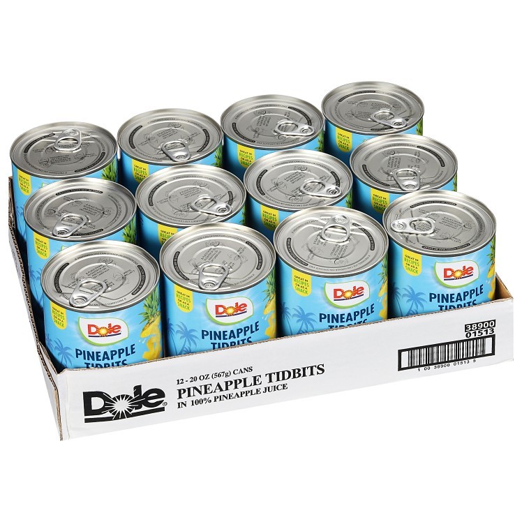 DOLE PINEAPPLE TIDBITS