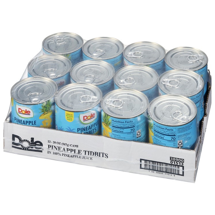 DOLE PINEAPPLE TIDBITS