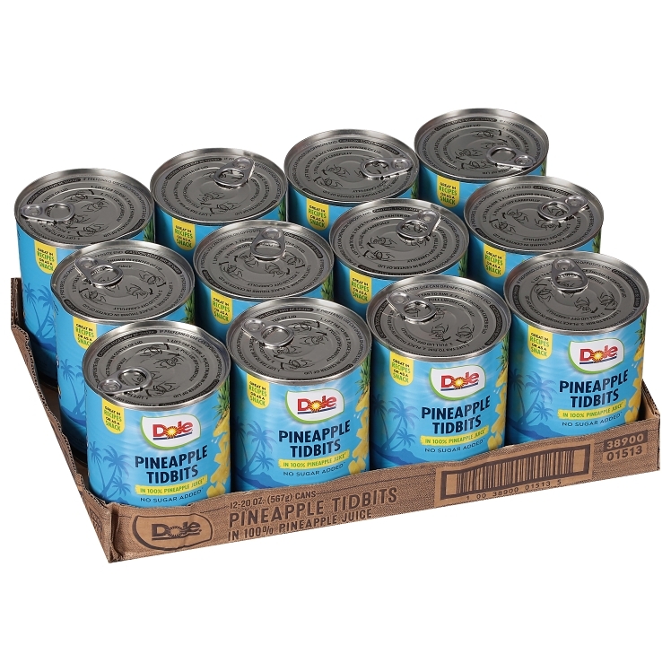 DOLE PINEAPPLE TIDBITS