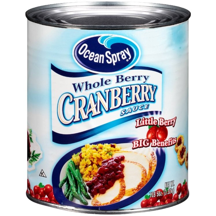 OCEAN SPRAY WHOLE BERRY CRANBERRY SAUCE
