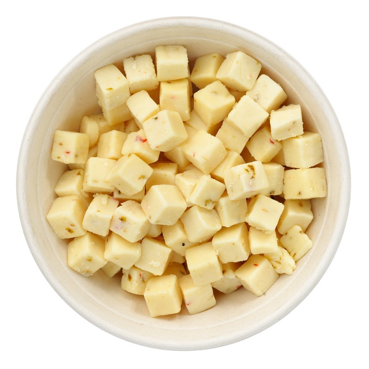 GLENVIEW FARMS CHEESE PEPPER JACK CUBE 0.75 PROCESSED