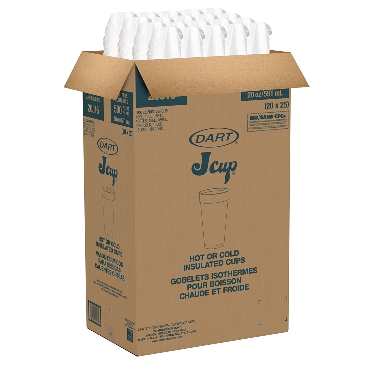 DART FOAM CUPS 20 OZ