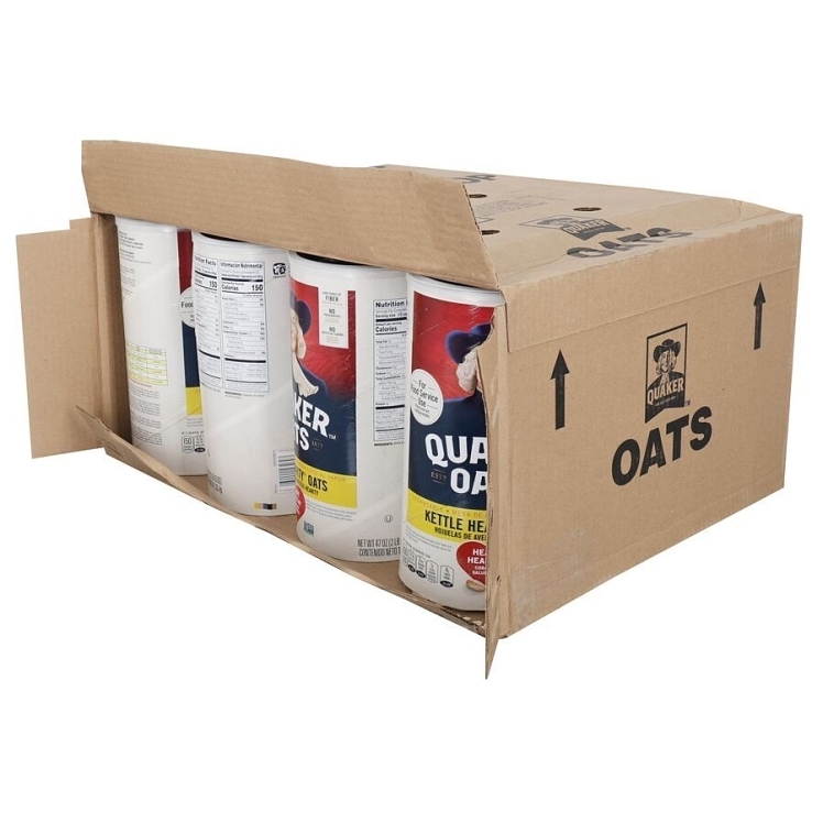 QUAKER CEREAL OATMEAL ROLLED CONTAINER SHELF