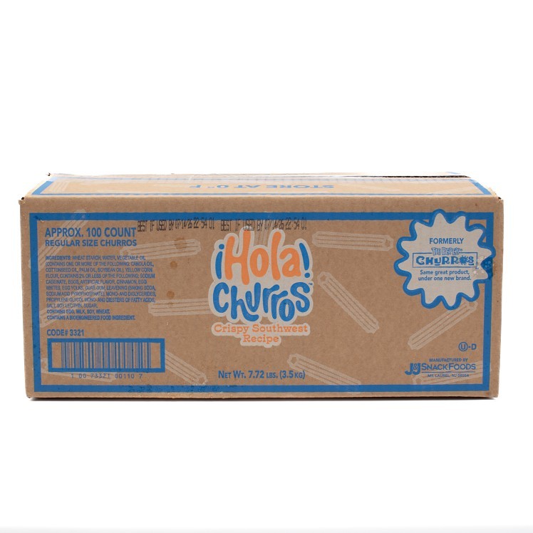 HOLA CHURROS PLAIN CHURRO 10 INCHES FROZEN