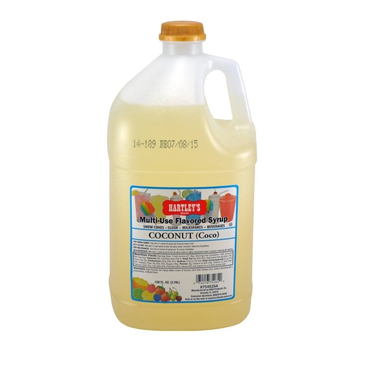 HARTLEYS COCONUT FOUNTAIN SYRUP