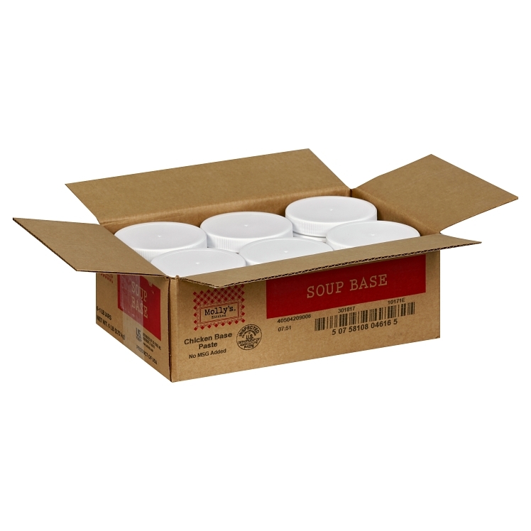 MOLLY'S KITCHEN CHICKEN PASTE NO MSG SHELF STABLE SOUP BASE JAR