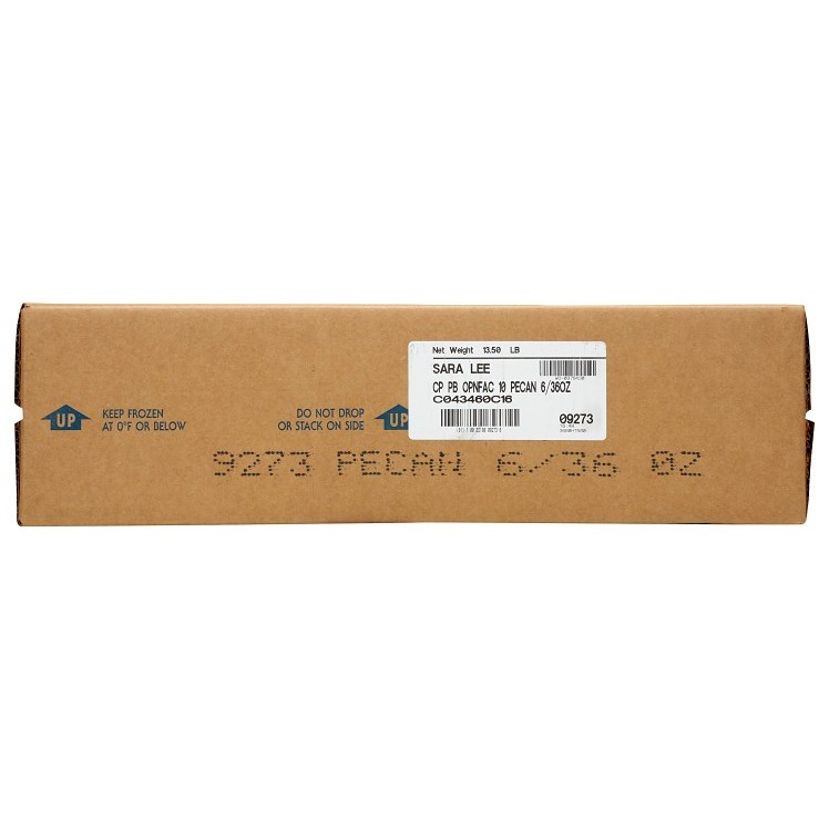 CHEF PIERRE TRADITIONAL PECAN PIE 10 INCH BAKED UNSLICED