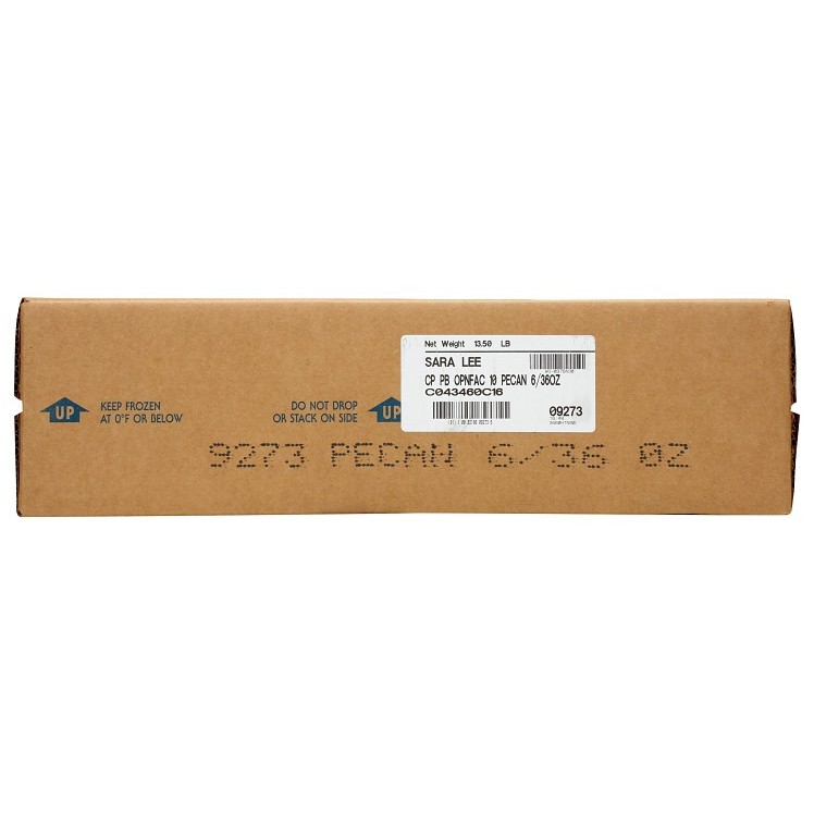 CHEF PIERRE TRADITIONAL PECAN PIE 10 INCH BAKED UNSLICED
