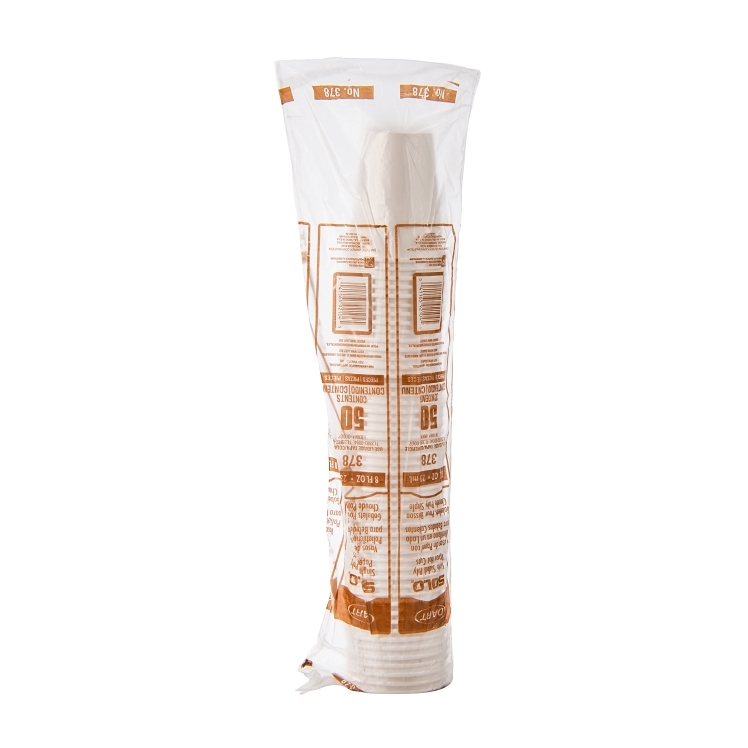 DART 8 OZ WHITE PAPER HOT DRINK CUPS