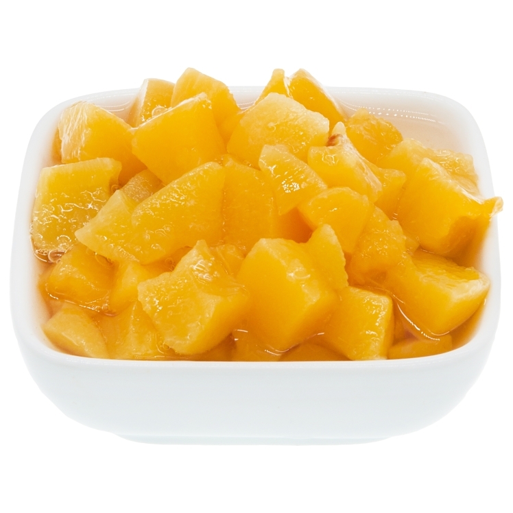 MONARCH PEACH, DICED IN LIGHT SYRUP SHELF STABLE