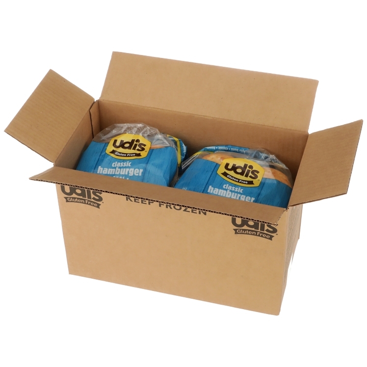 UDI'S CLASSIC HAMBURGER BUN GLUTEN FREE 8/4/2.75OZ FROZEN