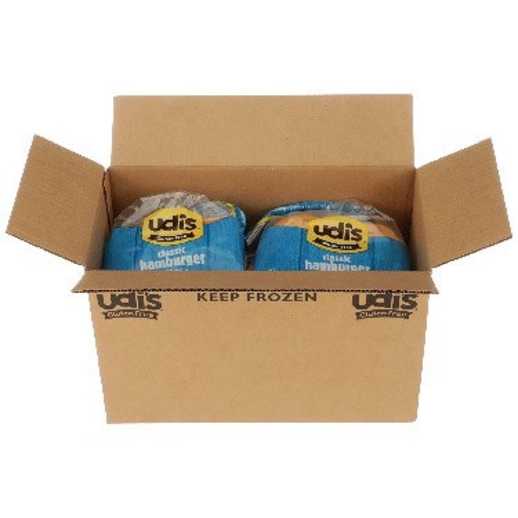 UDI'S CLASSIC HAMBURGER BUN GLUTEN FREE 8/4/2.75OZ FROZEN