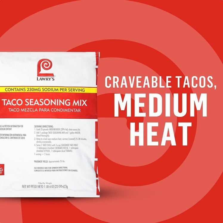 LAWRY'S TACO SEASONING