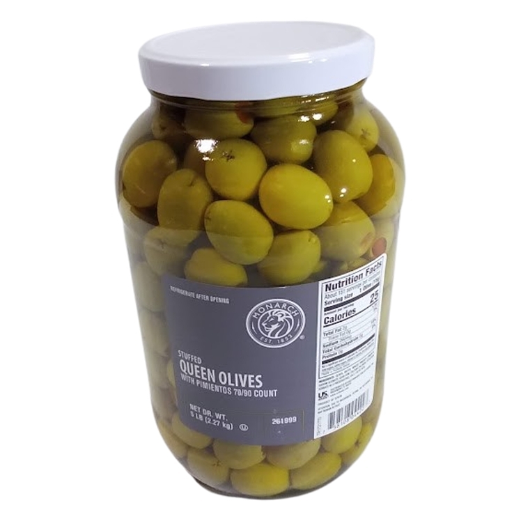 MONARCH GREEN STUFFED QUEEN OLIVES