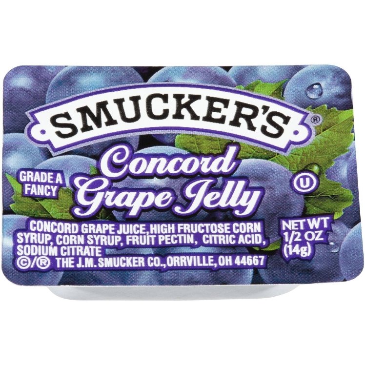 SMUCKER'S GRAPE JELLY CUPS