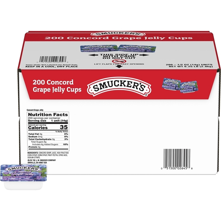 SMUCKER'S GRAPE JELLY CUPS