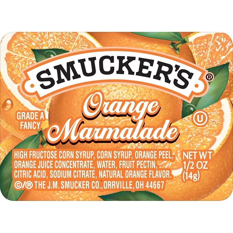 SMUCKER'S ORANGE MARMALADE JELLY CUPS