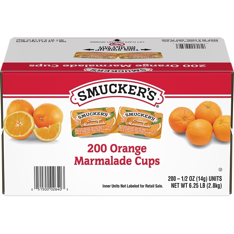 SMUCKER'S ORANGE MARMALADE JELLY CUPS