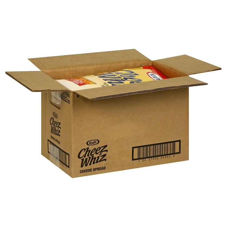 CHEEZ WHIZ CHEDDAR & COLBY CHEESE SAUCE SHELF