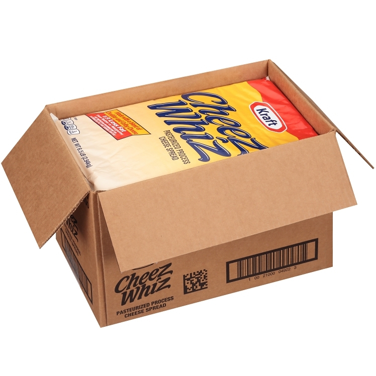 CHEEZ WHIZ CHEDDAR & COLBY CHEESE SAUCE SHELF