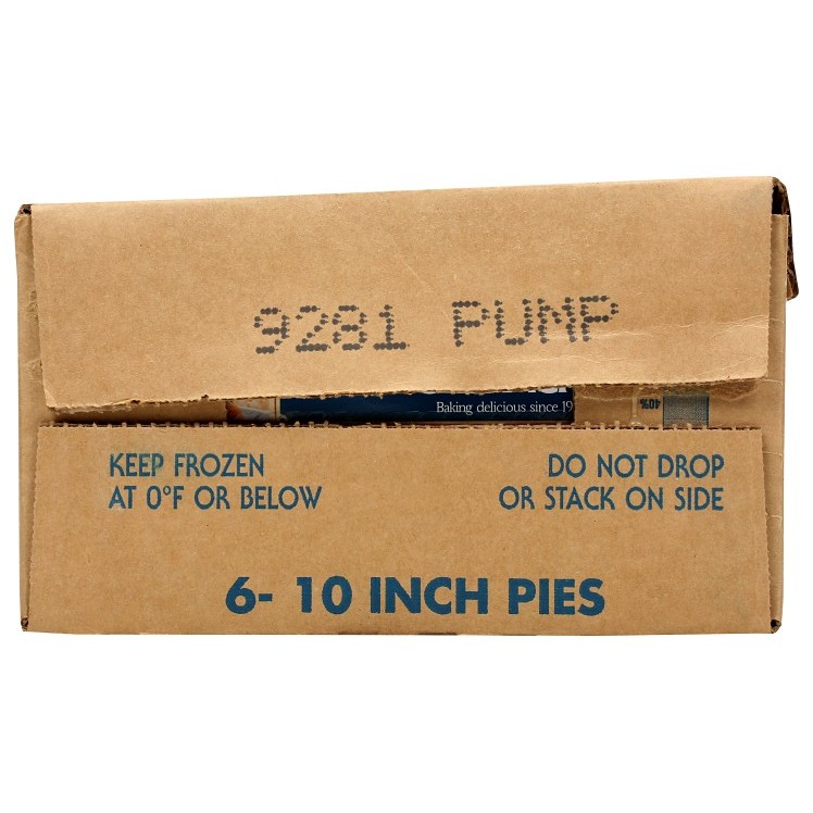 CHEF PIERRE TRADITIONAL PUMPKIN PIE PRE-BAKED 10 INCHES UNSLICED