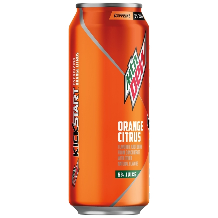MOUNTAIN DEW KICKSTART ORANGE CITRUS