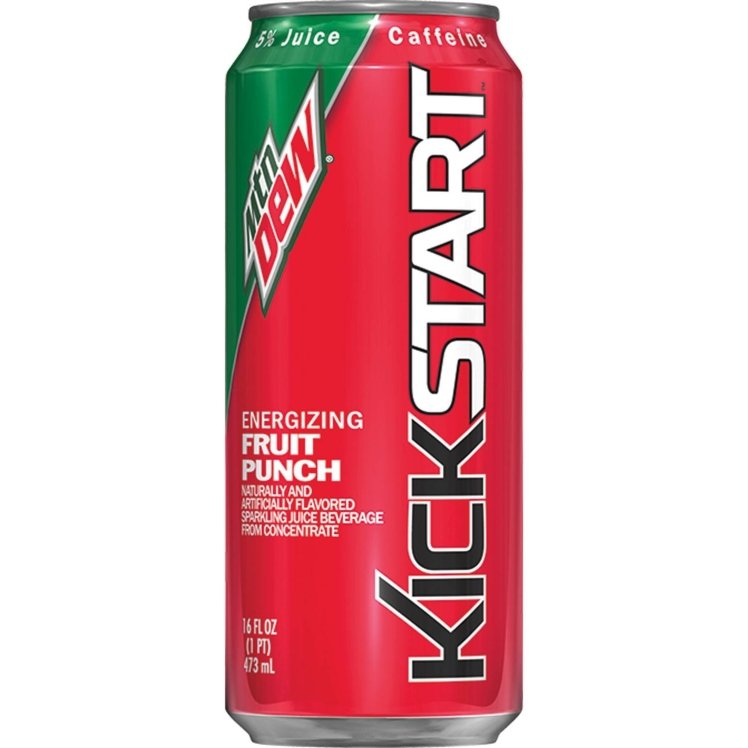 MOUNTAIN DEW KICKSTART FRUIT PUNCH