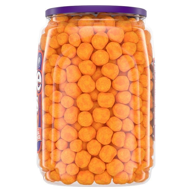 UTZ CHEESE BALL PLASTIC BARREL SNACK