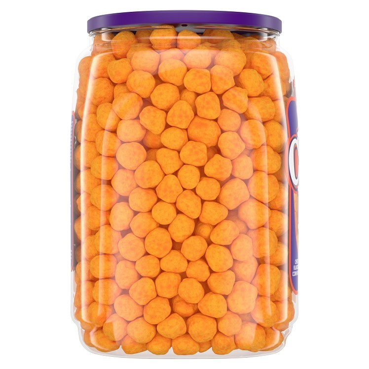 UTZ CHEESE BALL PLASTIC BARREL SNACK