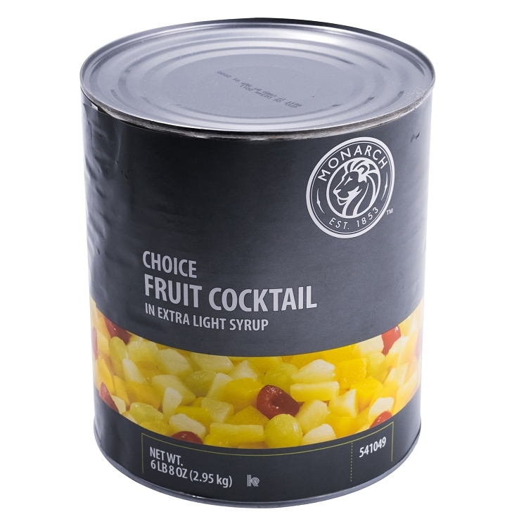 MONARCH FRUIT COCKTAIL IN EXTRA LIGHT SYRUP