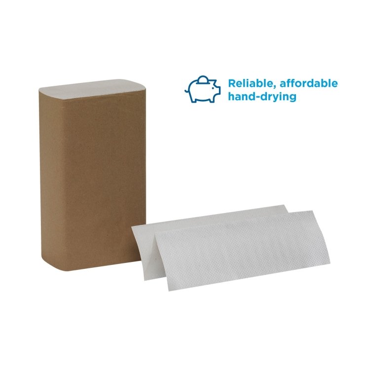 TOWEL, PAPR 9.25X9.5 MLTFD WHT