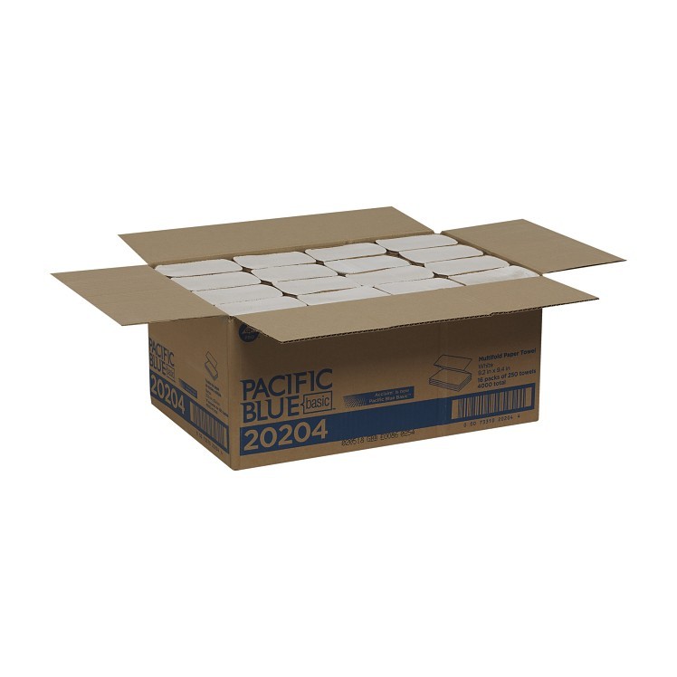 TOWEL, PAPR 9.25X9.5 MLTFD WHT