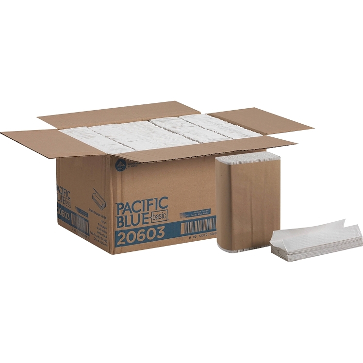TOWEL, PAPR 9.25X9.5 MLTFD WHT