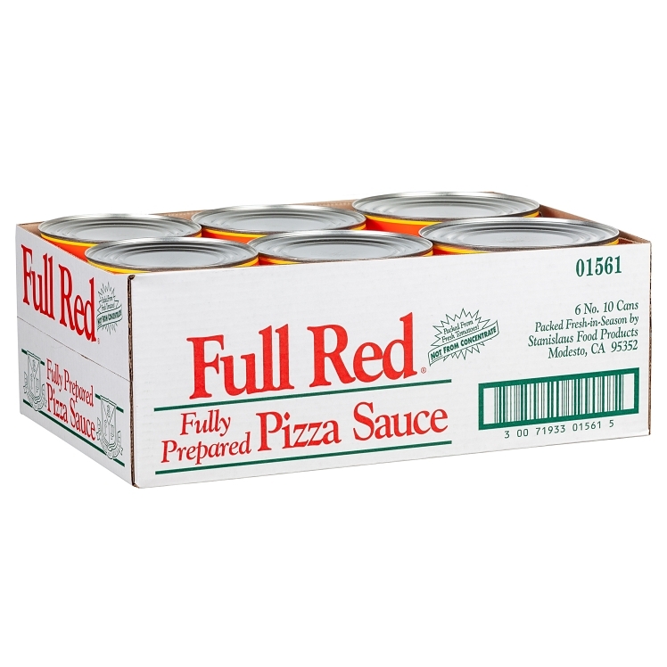 FULL RED PIZZA SAUCE TOMATO CAN SHELF STABLE