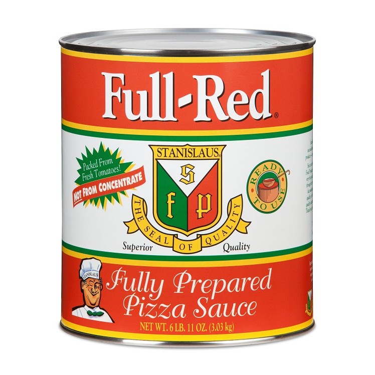 FULL RED PIZZA SAUCE TOMATO CAN SHELF STABLE
