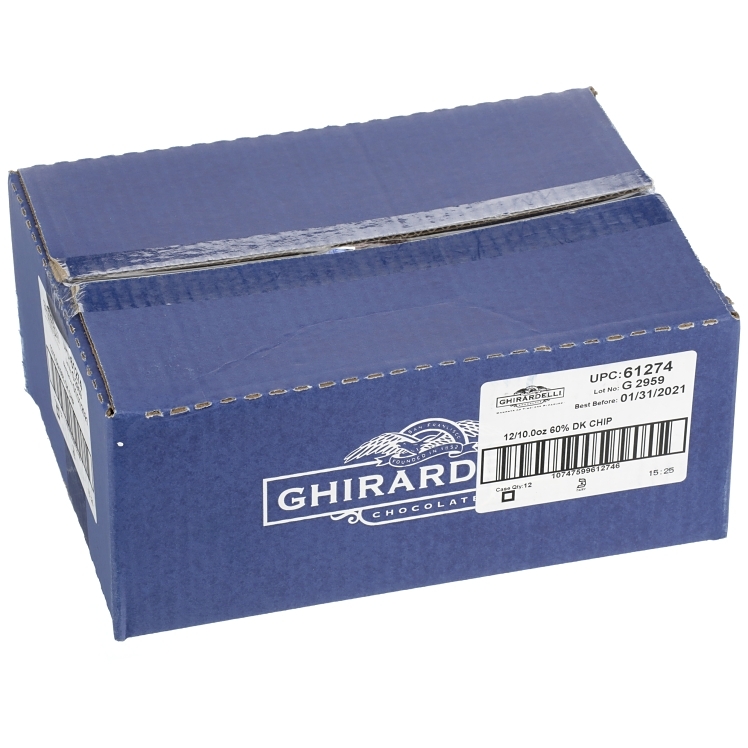 GHIRARDELLI CHOCOLATE 60% BITTERSWEET CHOCOLATE CHIPS
