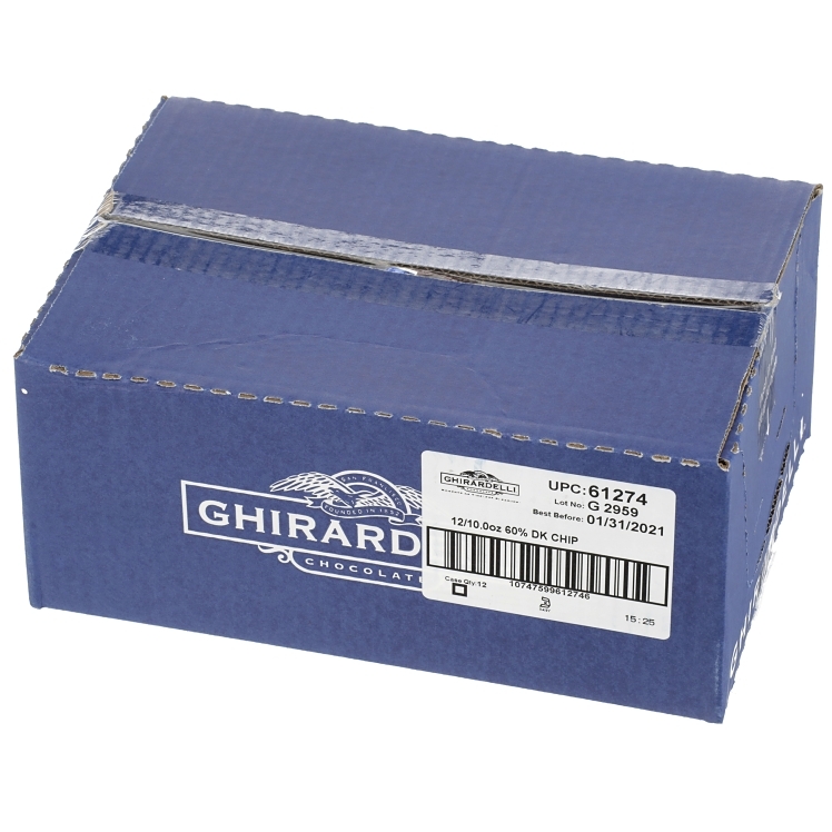 GHIRARDELLI CHOCOLATE 60% BITTERSWEET CHOCOLATE CHIPS