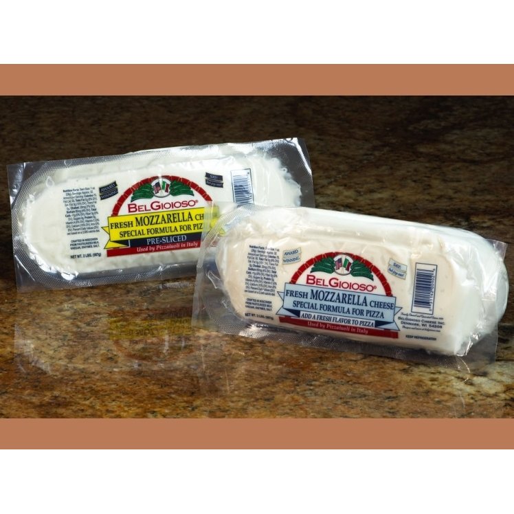 BELGIOIOSO LOW MOISTURE MOZZARELLA SLICED LOG PIZZA FORMULA