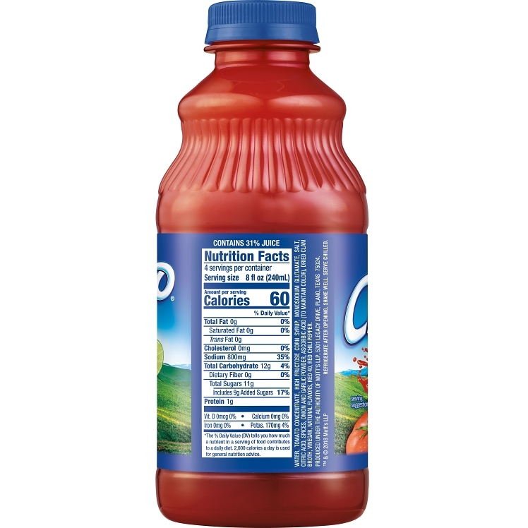 CLAMATO DRINK 34% TOMATO JUICE